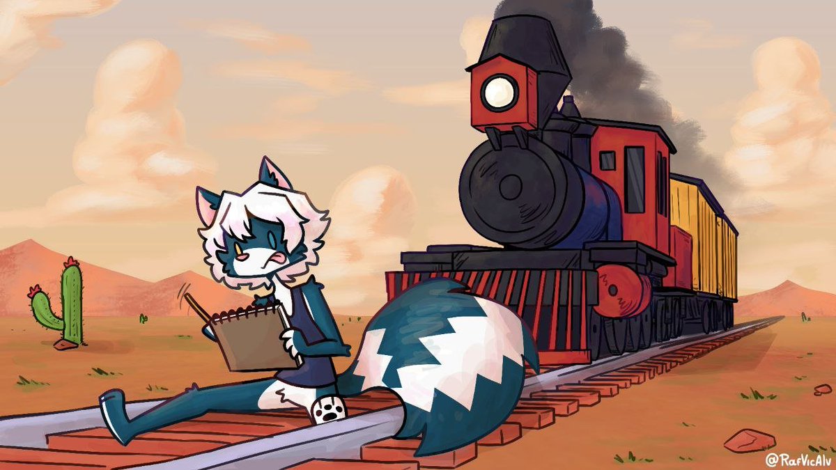 I´m in love with this artwork UwU Thank you so much to my dear <a href="/MuffinAmor88919/">MuffinAmor</a> for commissioning it 💙🦝💙

Credits to the artist: <a href="/RafVicAlv/">Rafvaaaa 🇵🇪</a> 
rafvicalv.com/commissions/#I…

#furry #furryart #tanuki