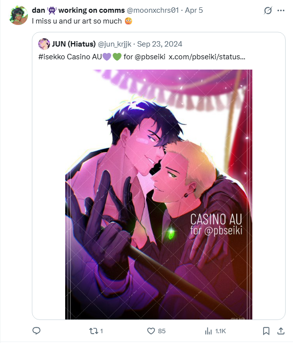 dan 👾 working on comms tweet media