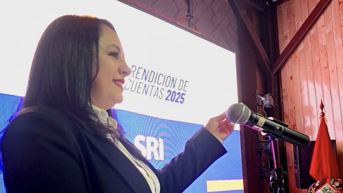 SRIoficialEc's tweet photo. ¡Gestión clara, resultados visibles!

@AlexaNavarreteR, directora general del SRI, asistió a la #RendiciónDeCuentasSRI 2025 de la Zonal 3 en Riobamba.

En este espacio se presentaron logros, avances y compromisos de la Administración Tributaria ante la ciudadanía.

🇪🇨 https://t.co/AAE4neNjKC