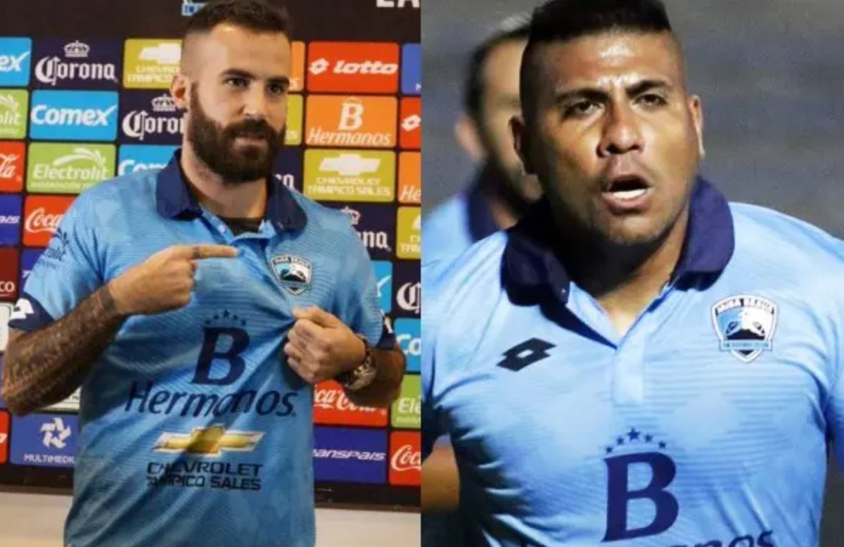NostalgiAscenso's tweet photo. Marc Crosas y "Hachita" Ludueña con la Jaiba Brava del TM Fútbol Club. Clausura 2017 del Ascenso MX. https://t.co/EfRpReHLhl