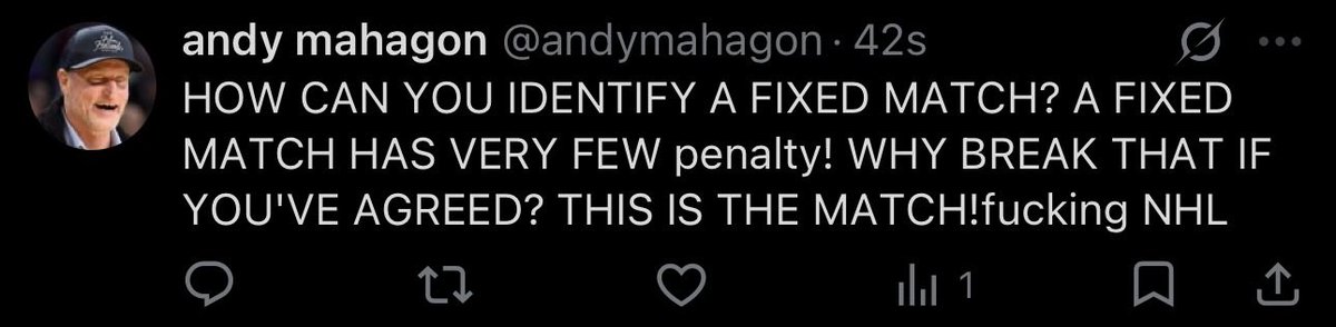 morgana | #1 Linus Ullmark defender tweet media