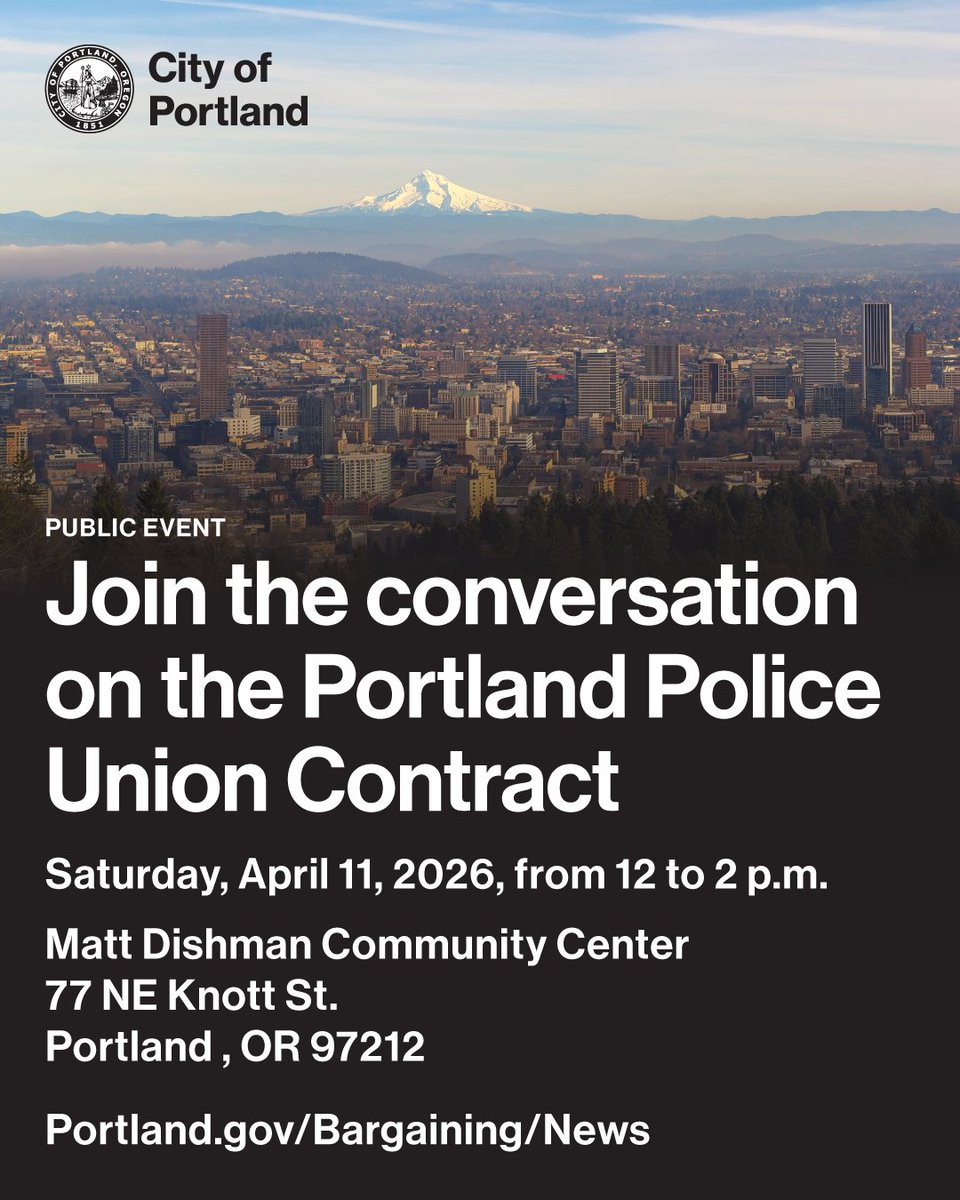 City of Portland, OR tweet media