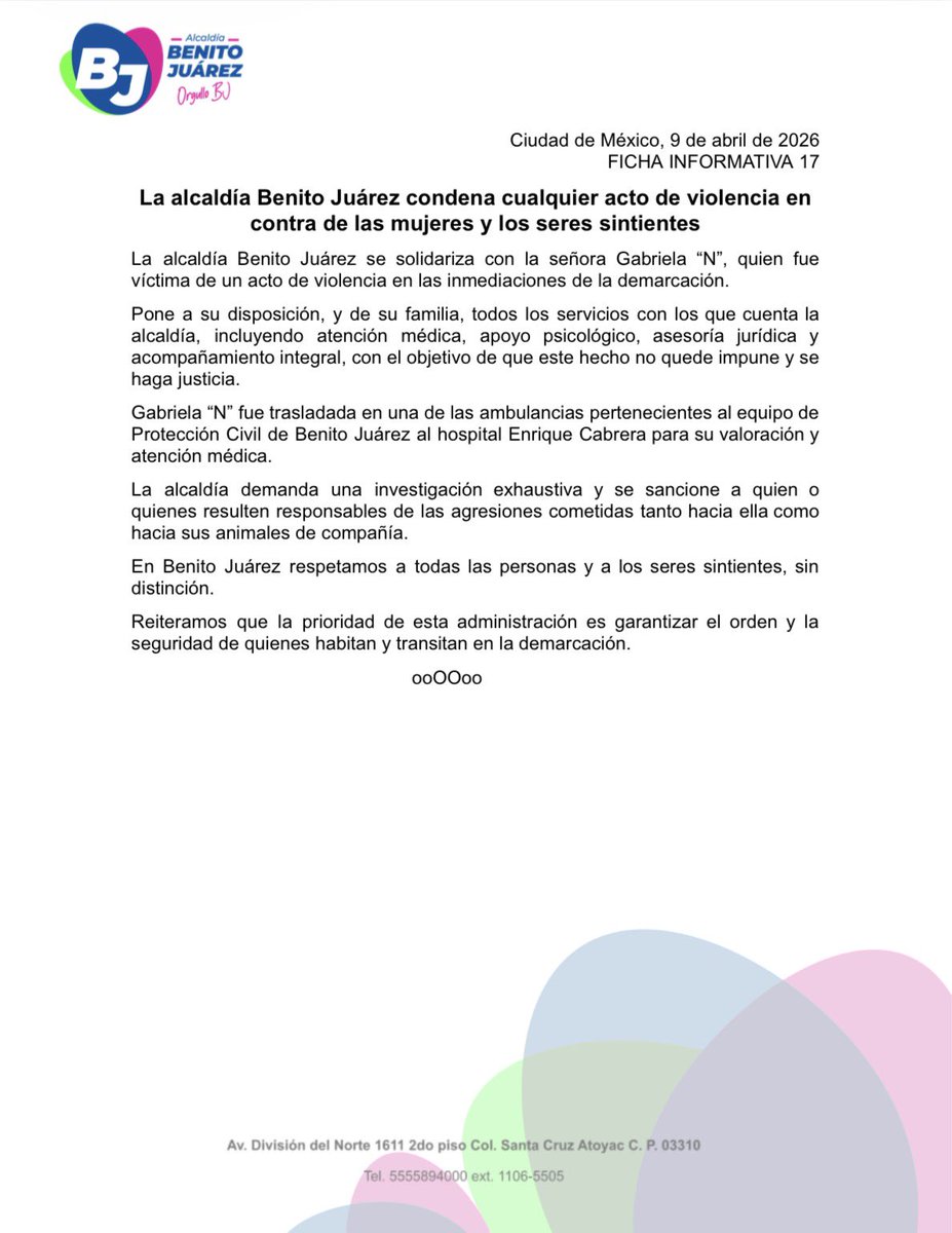 Alcaldía de Benito Juárez tweet media