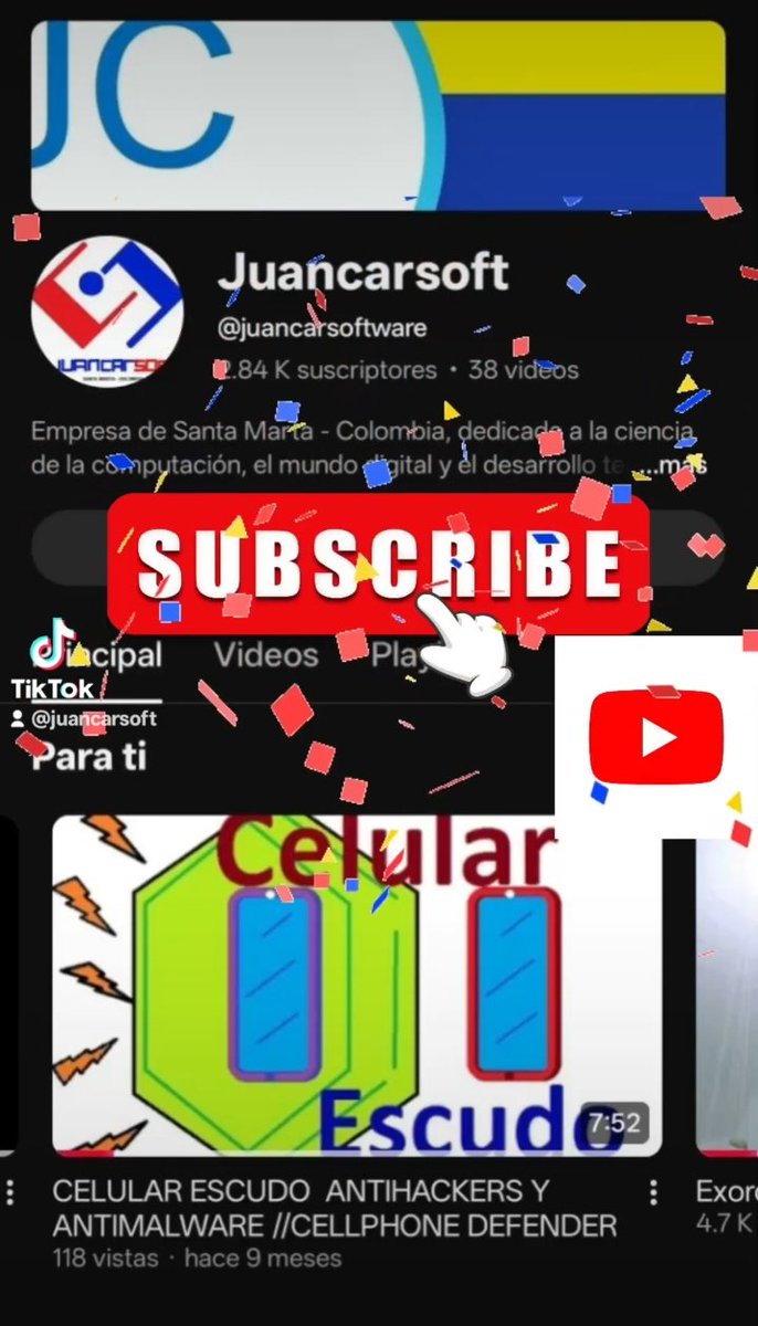 juancarsoft's tweet photo. Suscríbete a este gran canal @juancarsoft es un canal que está en Facebook y YouTube https://t.co/tIaUSs3PIp 
 #juancarsoft 
#chatgpt #sistemas #IranWar  #colombia 
#x https://t.co/dRD25yGroA