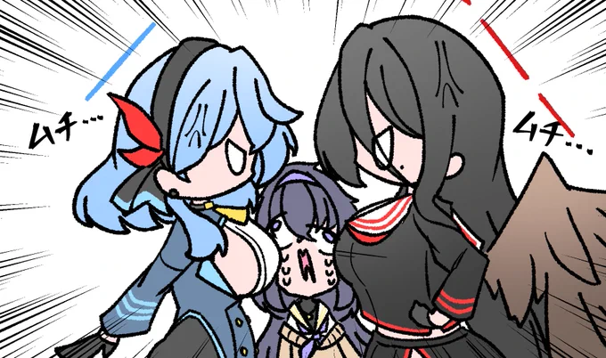 何もしてないのに圧力を掛けられる古関ウイ(物理) #ブルアカ最高の瞬間