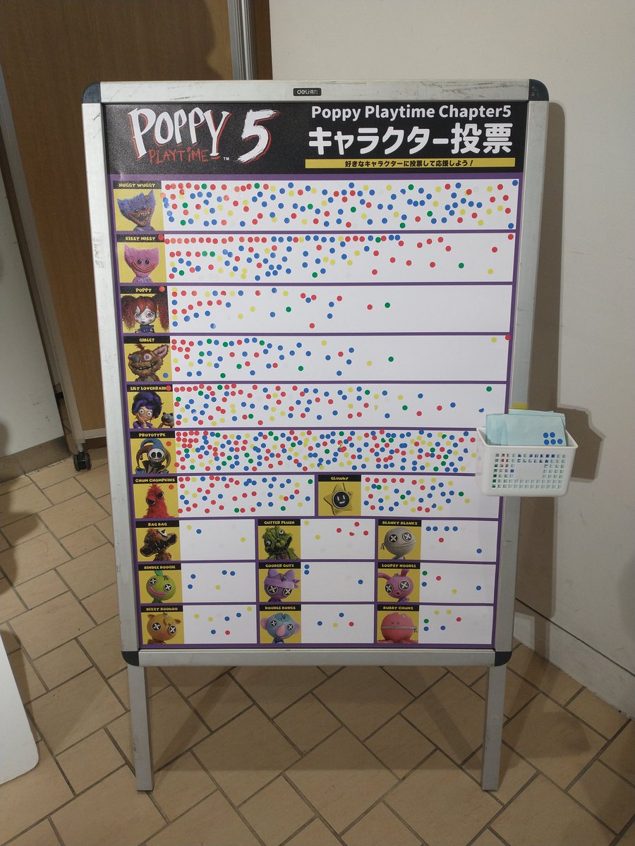 #PoppyPlaytimeChapter5
POP UP STORE 
📍TOKYO Solamachi 2F Eastyard9番地

本日も開店いたしました✨️
店内ではキャラクター投票を行っております💙ご来店の際に好きなキャラクターに投票してみてください✅️

開催期間
2026/4/2(木)〜2026/4/15(水)

詳細はこちらから📢
infolens.com/poppy-playtime…