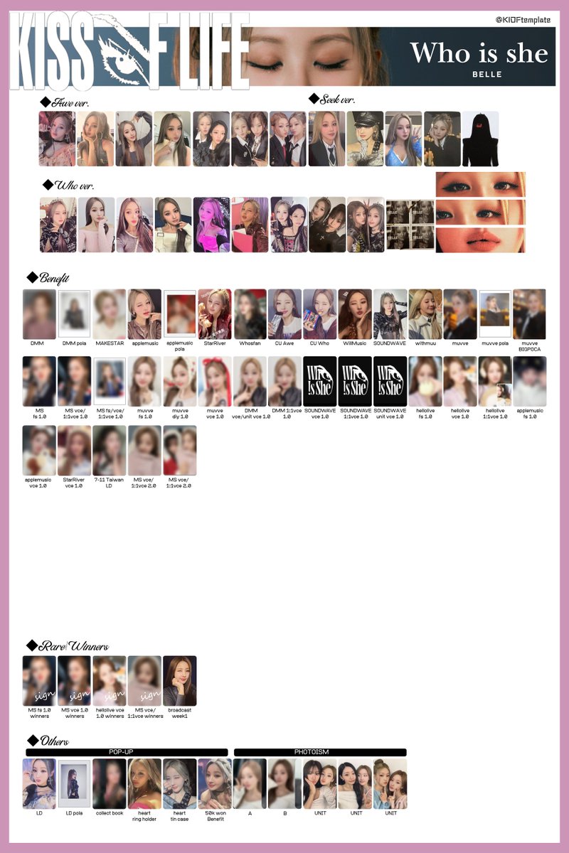 KIOFtemplate's tweet image. KISS OF LIFE [Who is she] 
&amp;gt;MEMBER PHOTOCARD

🔗drive.google.com/drive/folders/…

KISSOFLIFE キオプ templates template pc 키스오브라이프 키오프 포카 JULIE NATTY BELLE HANEUL トレカ 一覧 KIOF PHOTOCARD photo card
#KISSOFLIFE #키스오브라이프
#KIOFtemplate #Who_is_she