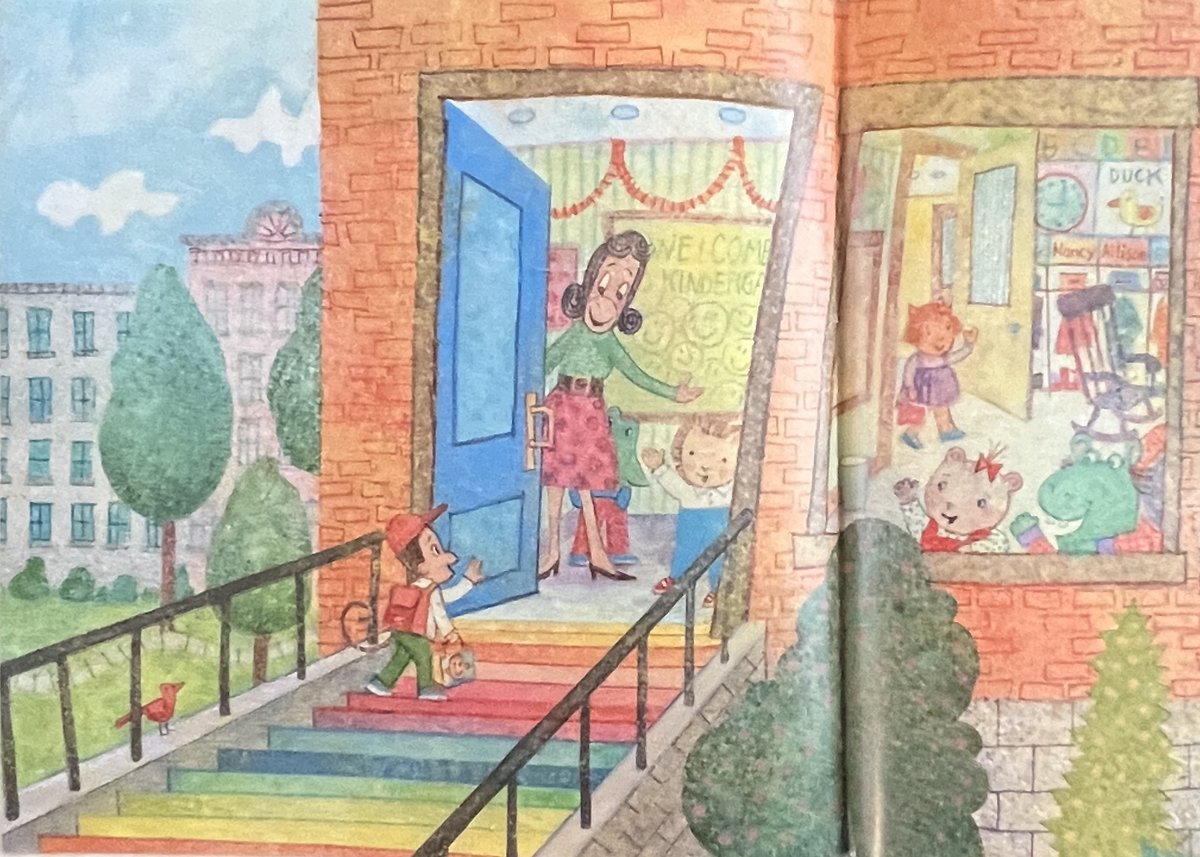 StorybookTowns's tweet image. 𝘔𝘰𝘯𝘬𝘦𝘺 𝘕𝘰𝘵 𝘙𝘦𝘢𝘥𝘺 𝘍𝘰𝘳 𝘒𝘪𝘯𝘥𝘦𝘳𝘨𝘢𝘳𝘵𝘦𝘯 (2015) Art by Marc Brown

#WelcomeToKindergarten #FirstDayOfSchool #KidLit