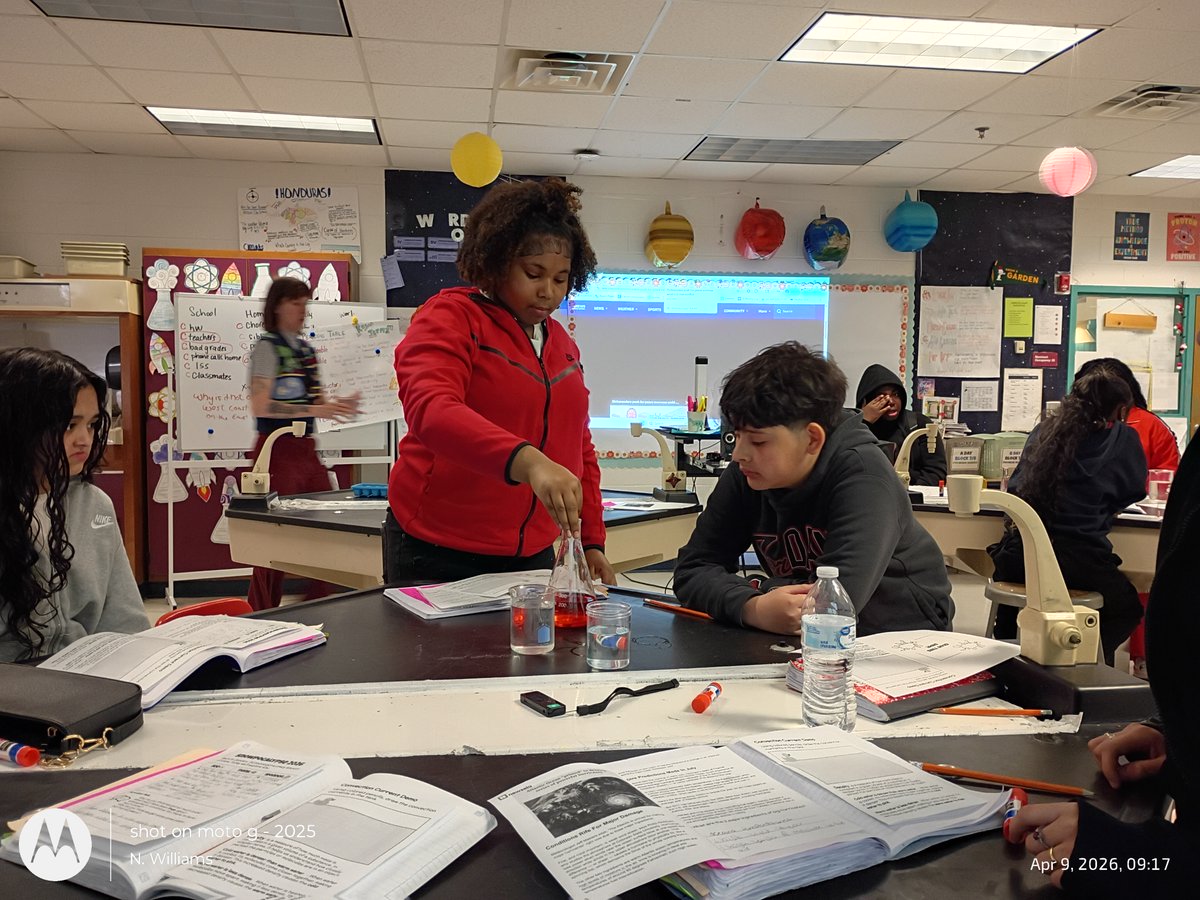 Congratulations to Team Chipotle! 🌯🔥
On successfully completing Lesson Study Cycle #2 at Lucille M. Brown Middle School in Richmond, VA! 👏🏾
It’s been powerful to see the growth throughout this cycle—students engaging in meaningful science discourse, sharing ideas, and truly
