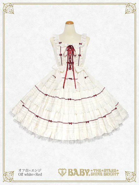 BABY_THE_STARS's tweet photo. 【#BABY新作情報】人気のMaison de Petite Ruban ジャンパースカートが新色を交えて再登場🩷「オフ白×エンジリボン」と「エーゲブルー×ピンクリボン」が追加されましたෆ˚*
https://t.co/gxdMhkGEOK https://t.co/fqzfdNA3tF