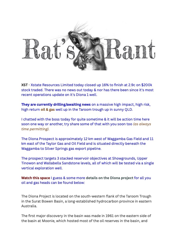 Xstate Resources (ASX: XST) tweet media