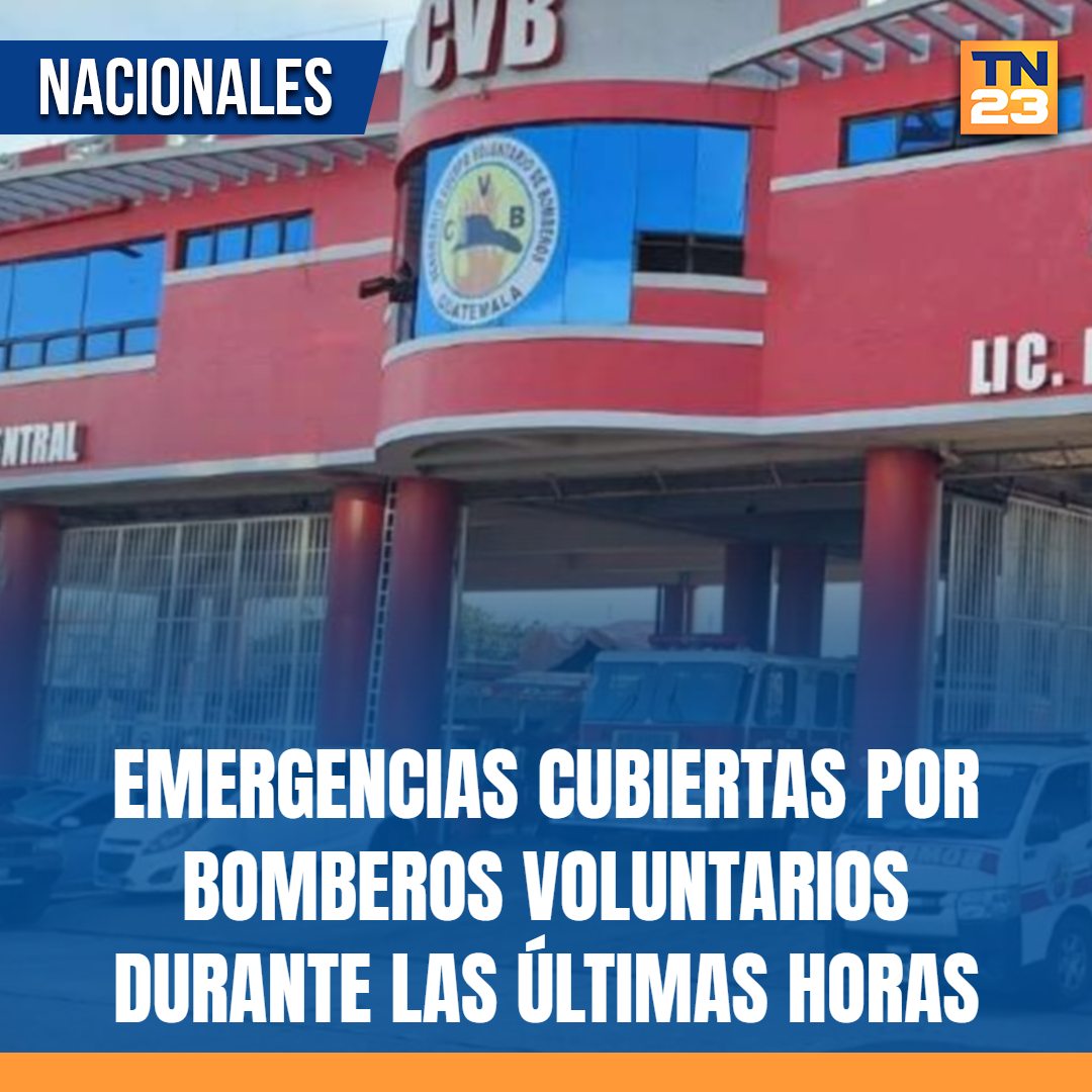 TN23NOTICIAS's tweet image. 🚨 #Emergencias #cubiertas por #BomberosVoluntarios durante las #ÚltimasHoras ➡️ bit.ly/4clvKKf