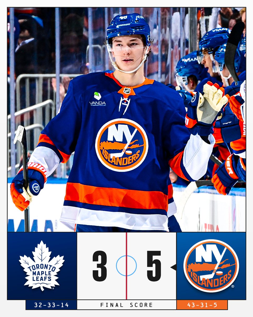 HUGE WIN FOR THE @NYISLANDERS! 🦞