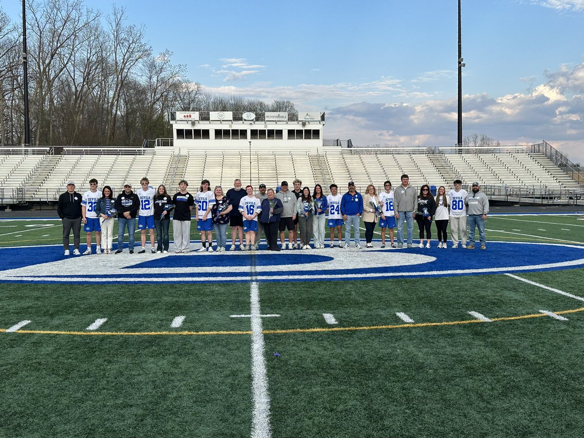 BHSGoBigBlue's tweet photo. @bwicklaxclub brings home the W on senior night with a 16-9 win over Avon! Congratulations to our 8 seniors! https://t.co/LB1PyCnx42