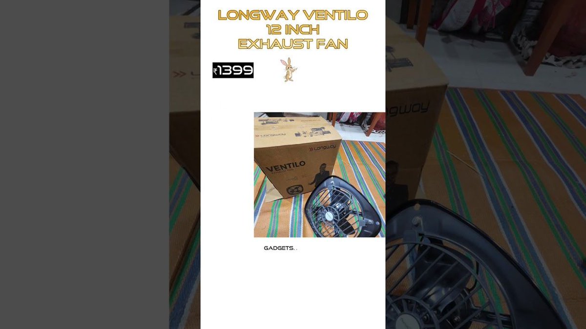 GadgetsShiksha's tweet image. Are you looking for a 12 Inch Exhaust Fan? Check out the #Longway Ventilo 12 Inch Extractor Fan! #Longway #ExhaustFan #ExtractorFan #ExhaustBlower #एक्सहॉस्टफैन #KitchenAppliance #Review ►youtube.com/shorts/jL4SGzD…