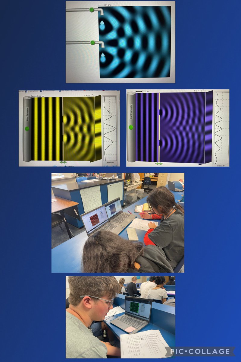 LDBellIBPhysics's tweet photo. 🌈✨ Making waves with light!
Students explored diffraction and interference, watching waves overlap to create bright and dark patterns. From slits to screens, physics put on a light show! ⚡📊#IBnIBPhysics #IBnLDBELLib @RandyBelcherBHS https://t.co/195Dc3I6ic