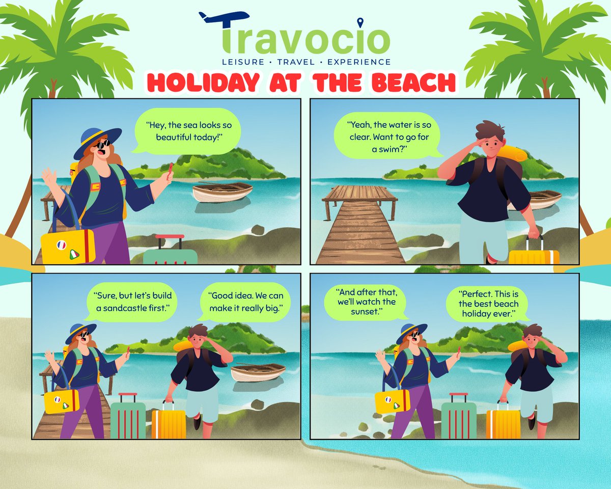 OcioTrav's tweet photo. Sun. Sand. Serenity 🌴
Explore beach holidays from Goa to Maldives with Travocio ✈️
#BeachVibes https://t.co/aJZVbpoCQM