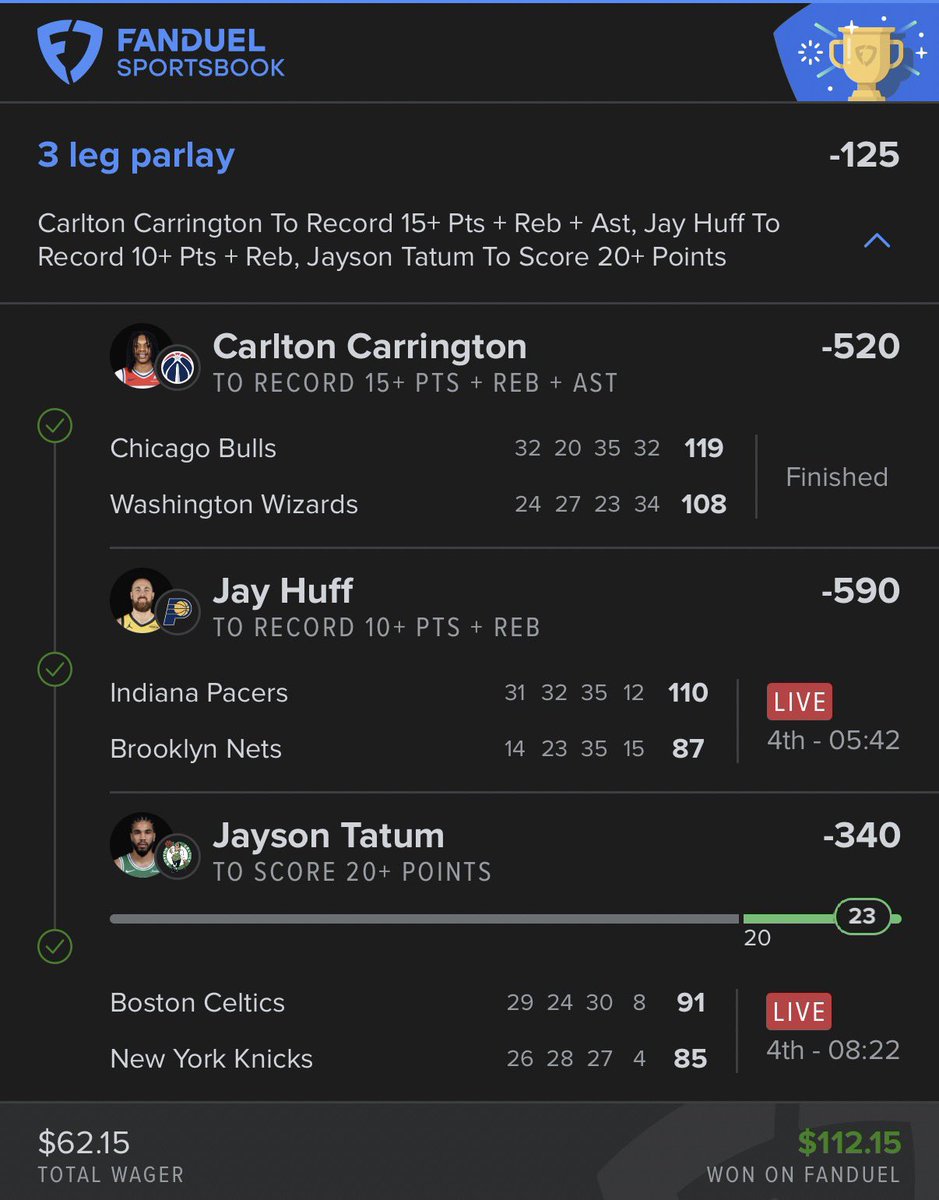 BigToney8's tweet image. BOOM!!! Yupppp, theres another NBA builder hit @DubClub_win!!💰💰

$62 ------&amp;gt;$112 ✅✅✅

Link below ⬇️

dubclub.win/BigToney8/

#NBAProps #NBAx #Gambling𝕏