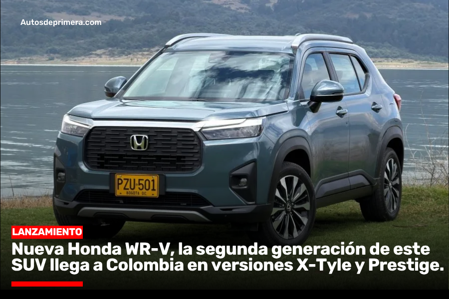 Autosdeprimera's tweet image. #LANZAMIENTO | La nueva Honda WR-V hace su debut oficial en Colombia y es fabricada en Brasil. Incorpora un motor de 1,5 litros con caja CVT y un completo equipamiento en sus dos versiones. 

Más novedades aquí: autosdeprimera.com/autos-de-prime… #HondaWRV