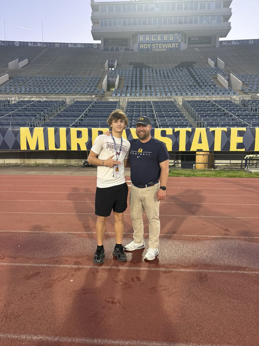 judelanier_2028's tweet photo. Blessed to receive an offer from Murray State University!! 🟦🟨
@BuckFitz @jaxon_rose8 @Hunter_DeNote @NCEC_Recruiting @FantNacarius @WrightJody @racersfootball @Godsgift_Nate @PrepRedzoneKY @LippertScouting @MarcSutherland_ https://t.co/vRgOuF34kD