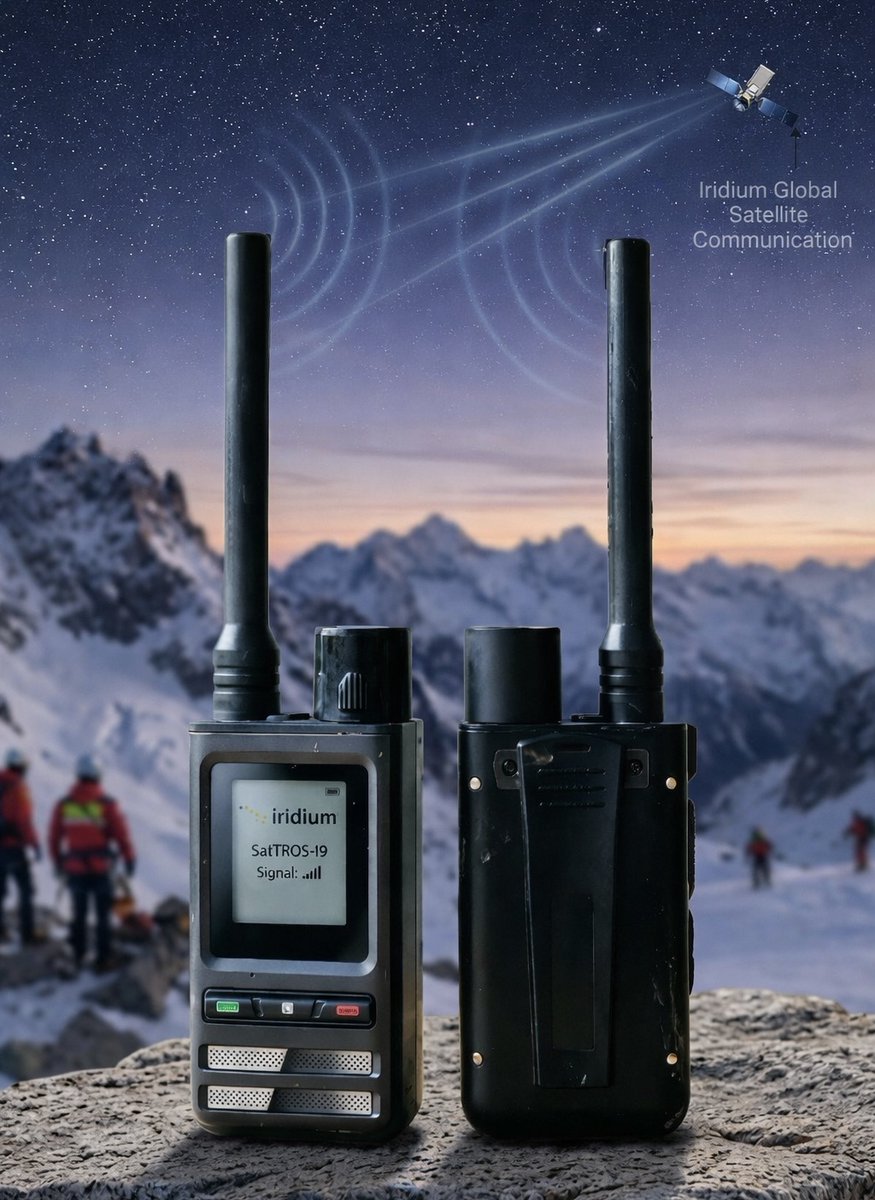 sat_tros00's tweet image. Powered by Iridium Communications, the SatTROS-I9 delivers true global satellite communication, No towers, No limits, No blind spots🌍🛰️

#Satellite #GlobalCoverage  #SatTROS #OffGrid  #outdoorslife  #safetytech #rescuetech #mountainclimbing #mountaintop #mounteverst #campgear
