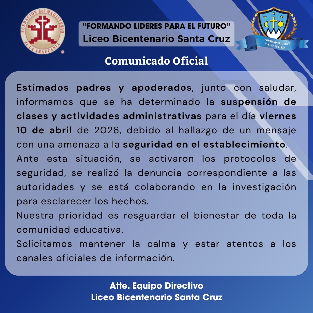 2016cruce's tweet photo. ✅ Preocupación de la comunidad tras mensajes en diferentes establecimientos educacionales de la región.

@Mineduc @seremieducrios 
#Panguipulli #lanco #sjmq #mafil #paillaco #loslagos #launion #futrono #lagoranco #riobueno #corral #valdiviacl #mariquina #elranco #losrios #viral https://t.co/kFgC270E4e