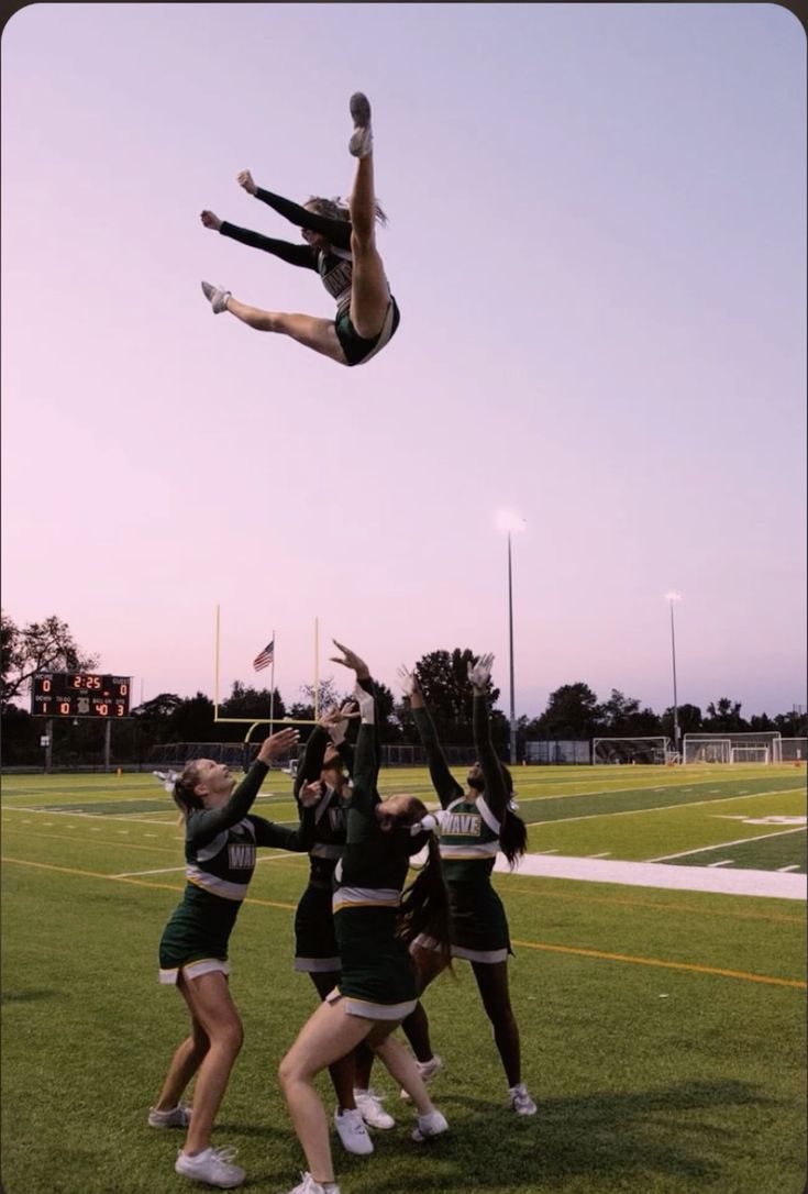 Europeans might have ballet, but Americans have cheerleading. Loud, energetic, and gravity defying. An art and sport that demands both strength and grace. So integral the cheerleader has become an icon of American girlhood, an ideal.
