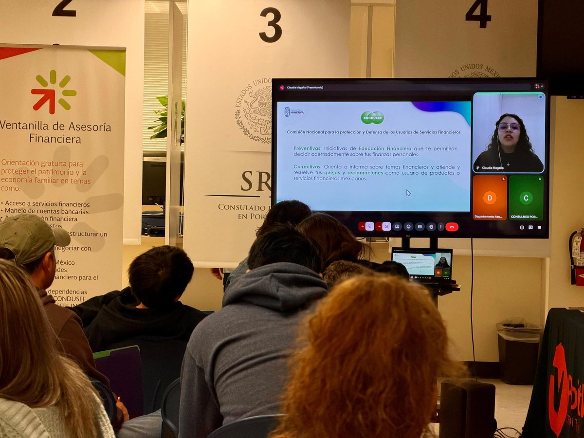 ConsulMexPot's tweet photo. En @ConsulMexPot agradecemos colaboración y participación en #SEFIMME2026 de @SATMX @CondusefMX y @FinabienMex con talleres virtuales sobre RFC y e-firma, emprendimiento y envío de remesas. Trabajamos juntos por la educación e #InclusiónFinanciera de nuestra comunidad🇲🇽💰@SRE_IME https://t.co/nwB4VFIxuW