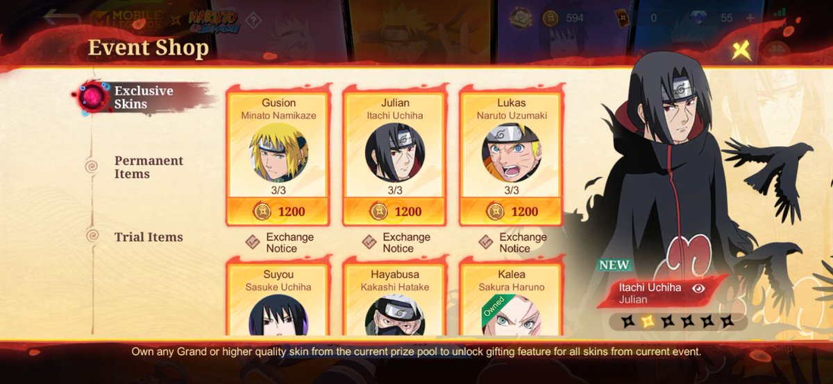 se0paw's tweet photo. @Txtmlbb_ yg mau beli skin naruto ini bisa dm yaaa, di gift dari akun pribadi🫰🏻 https://t.co/a8lWtccLS0