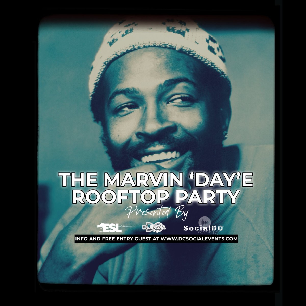 dcdjindia's tweet image. Join this Saturday 4/11 Marvin 'Day'e Rooftop Party to bring back the magic of Marvin and Patty Boom Boom while continuing the legacy of Eighteenth Street longe in Shaw. Info and limited tickets available now at dcsocialevents.com 
#dcnightlife #dmv #dmvarea
#dcnightlife