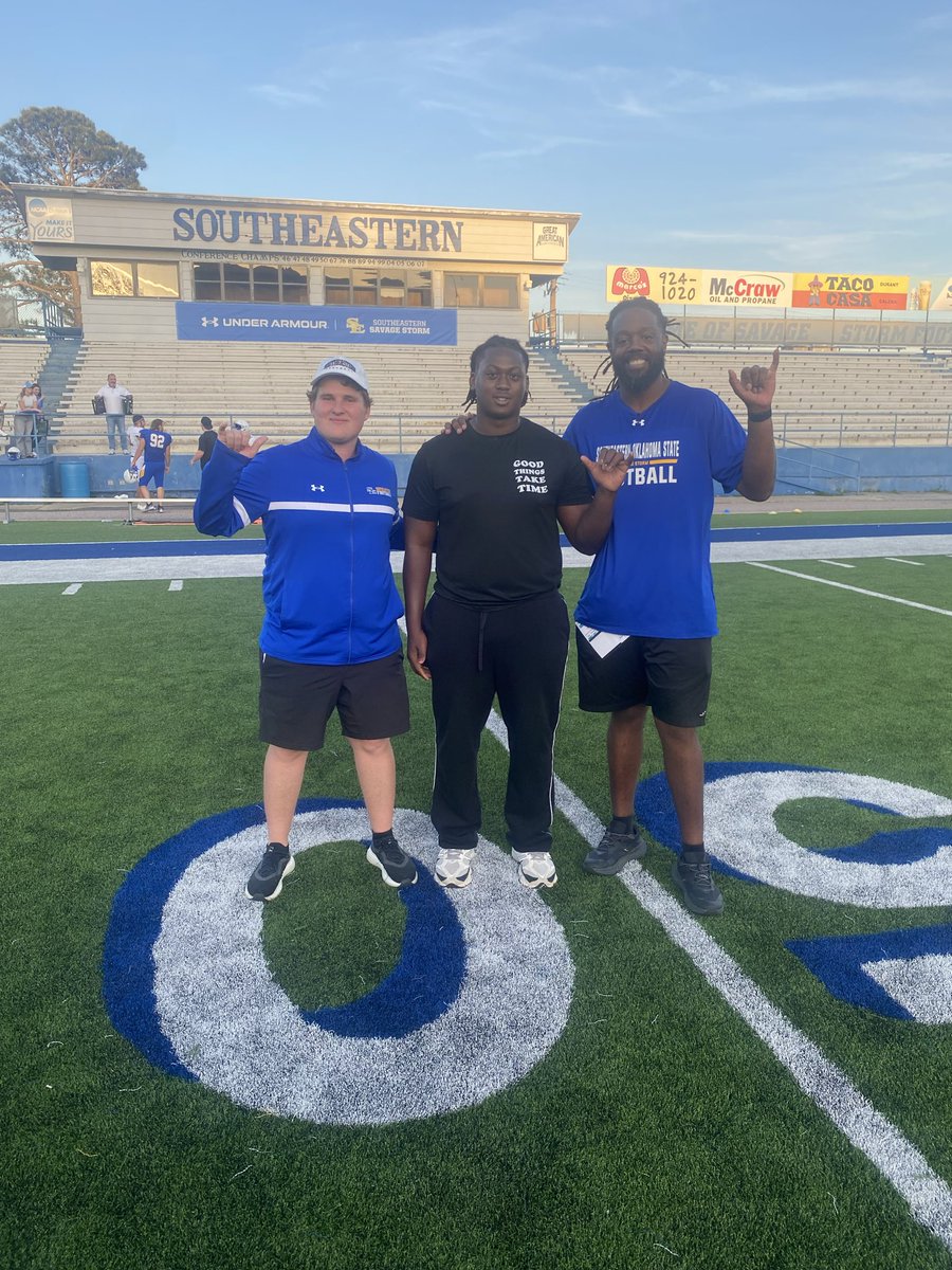 bigmike_JH's tweet photo. Still want to thank my lord and savior for guiding my family down in Southeastern Oklahoma state for a great experience! #Takeover #GoStrom https://t.co/yZiLHP0Beb