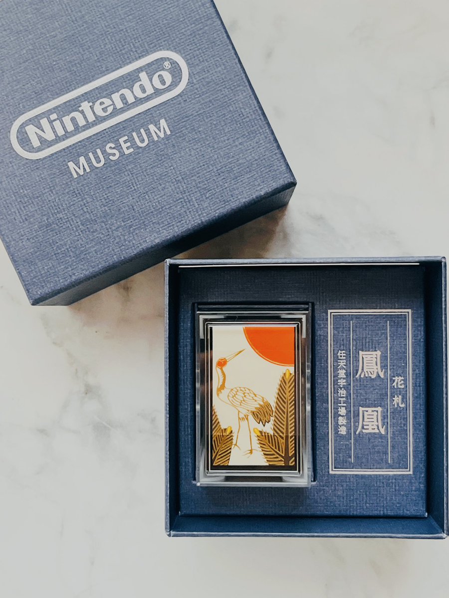 先日行ってきたニンテンドーミュージアム限定品の花札・鳳凰。任天堂