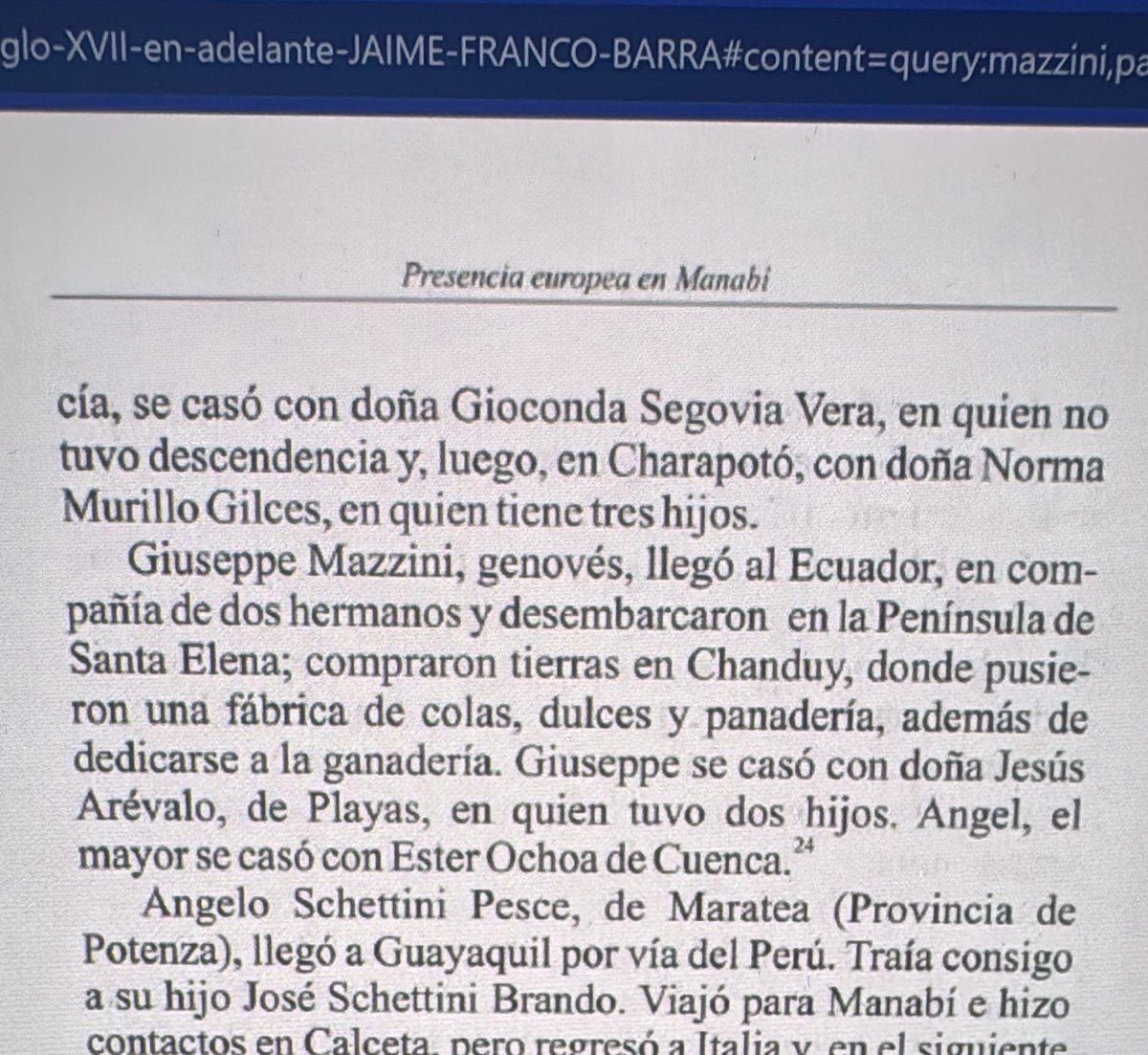 DonMazzini1's tweet photo. @CaesarAemilius https://t.co/NmPWTHKrB8

Primero llegó quien terminó expulsando a los borbones..

De aquí se fundó Milagro por uno de los hermanos llegados Francisco Mazzini https://t.co/nLBSMkR0JR