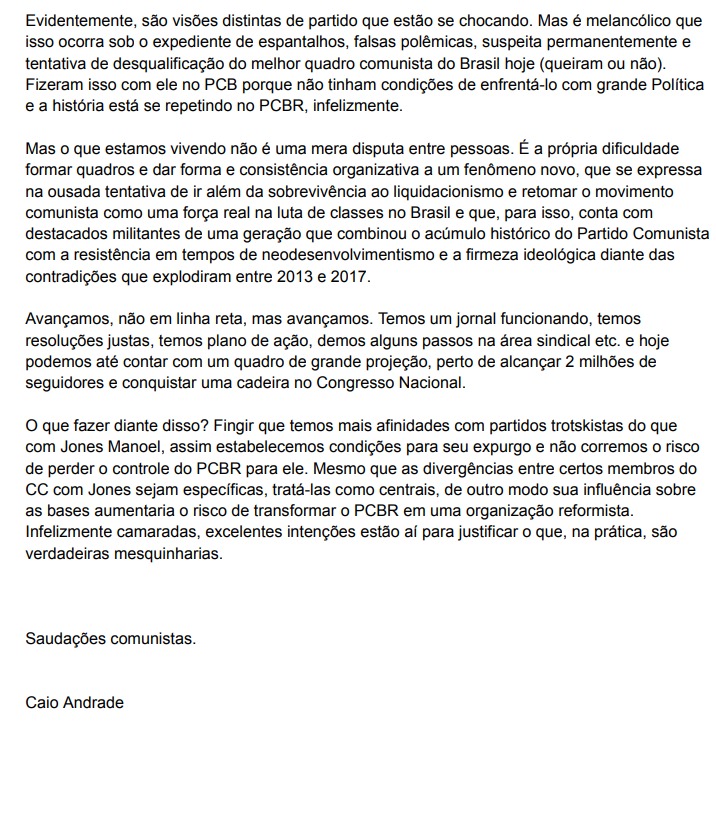 Fração da Maioria tweet media