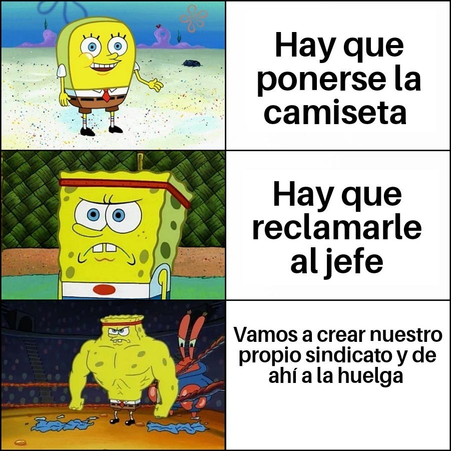 Tres tipos de compañeros cuando les dicen que no hay utilidades, tú cuál eres??? 
.
.
.
.
.

¡Organízate y lucha! 

Para asesoría laboral gratuita sobre sindicatos o problemas laborales, ¡escríbenos!

#Utilidades #Derechoslaborales #Sindicato