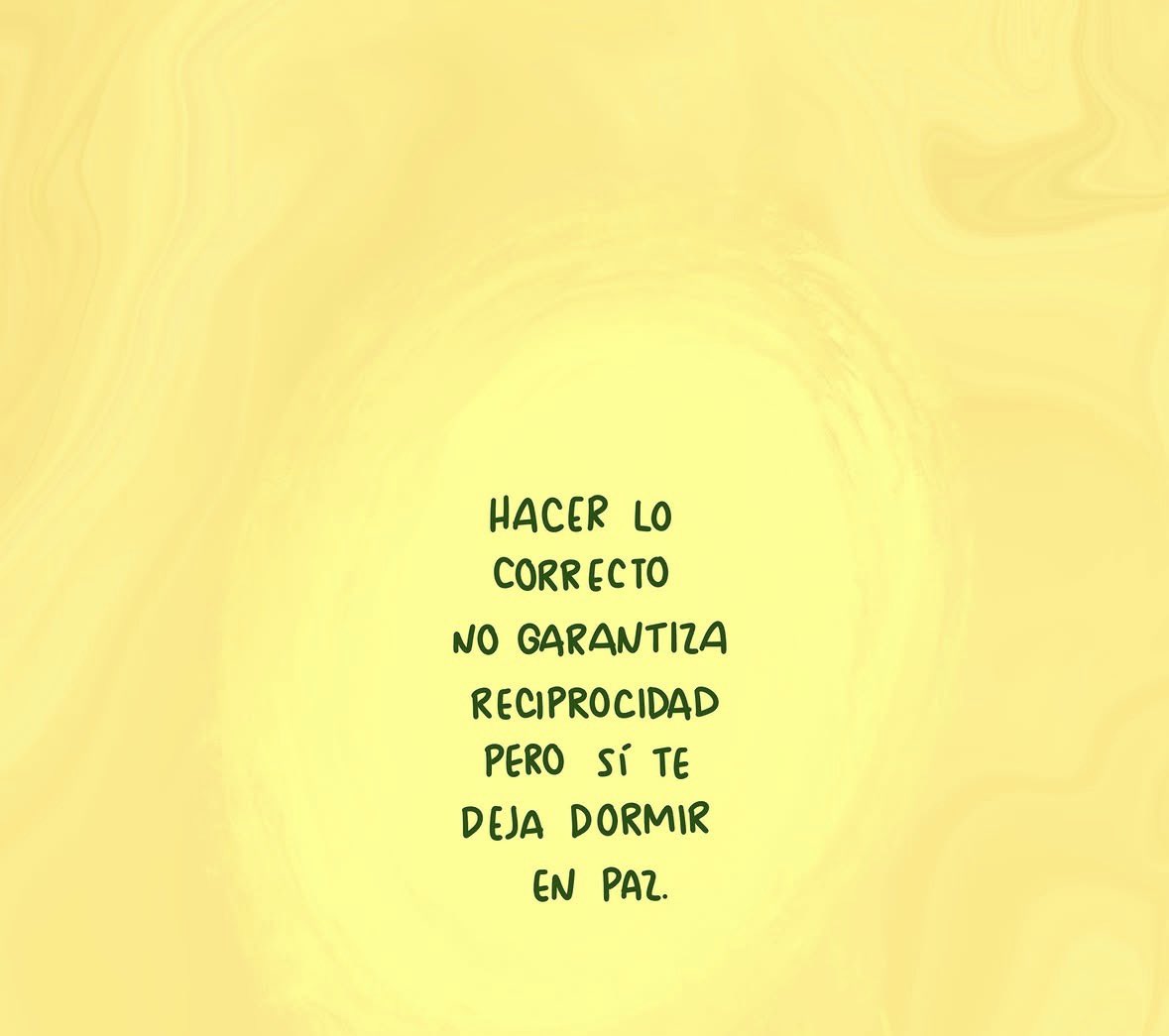 Siempre del lado correcto.