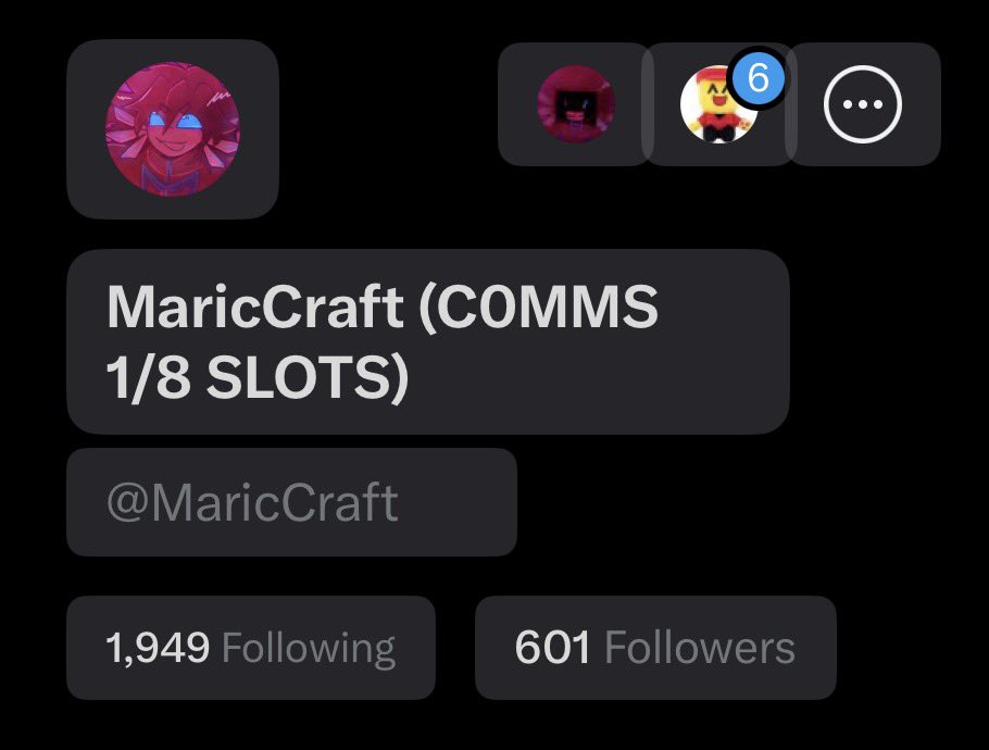 MaricCraft (C0MMS 1/8 SLOTS) tweet media