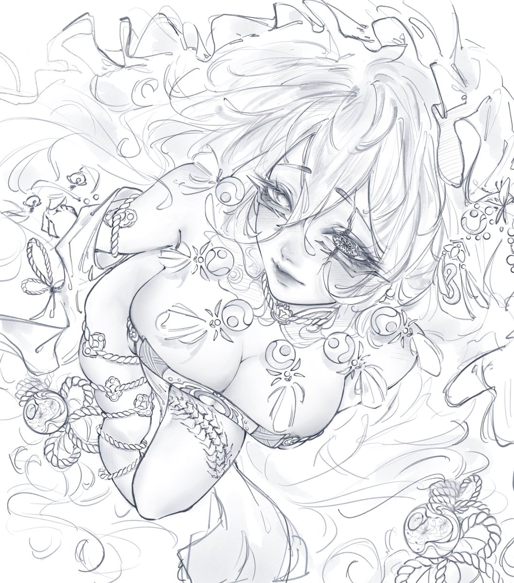 nvrmiko's tweet photo. @nyoomiepiyu i don’t have a lot of colored artwork but here’s some sketches <3 https://t.co/63ZMyU9kTn
