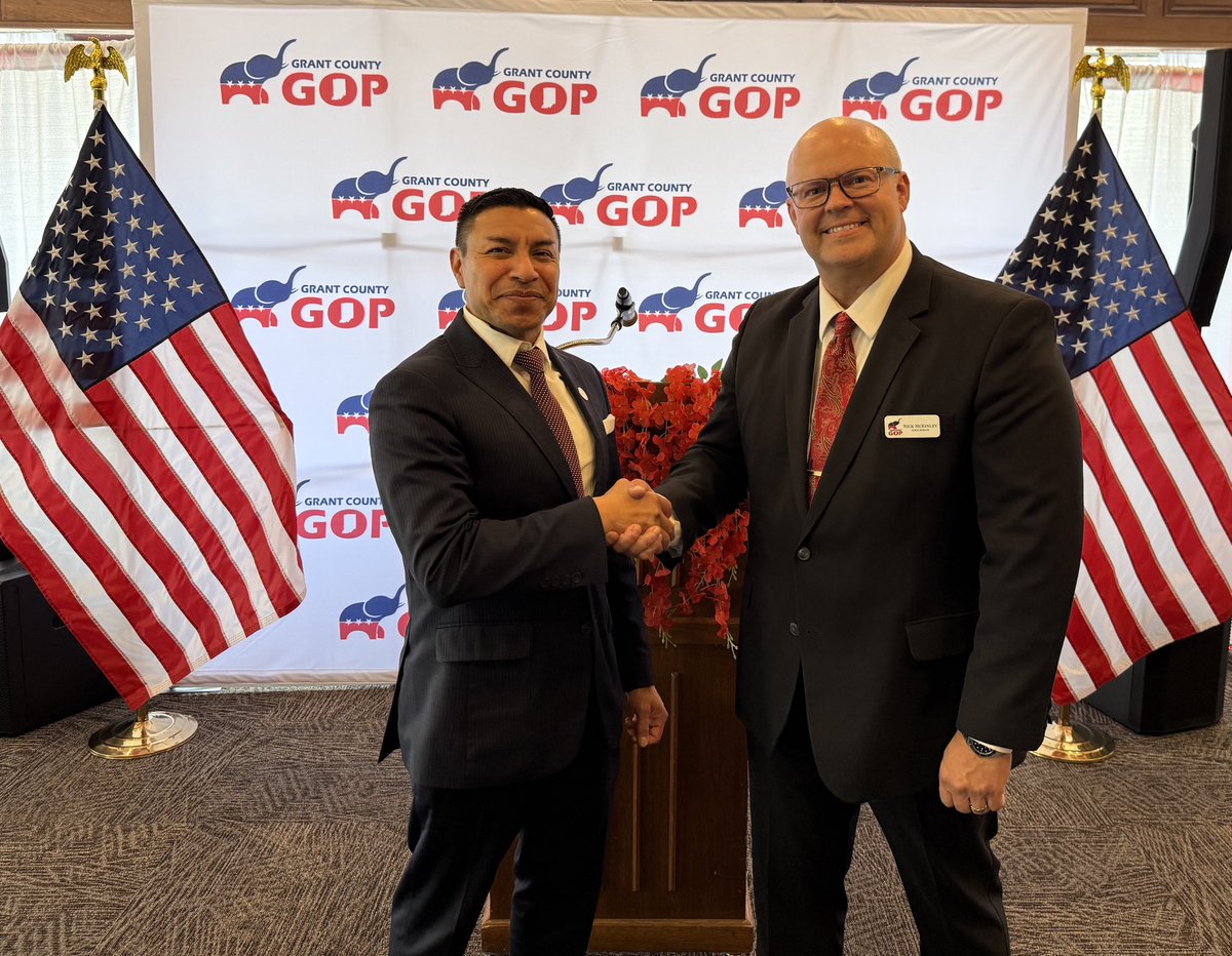 cdiegomorales's tweet photo. Great evening at both the Grant and Wells County Lincoln Day Dinners sharing the great work we’re doing in the Secretary of State’s Office and why I’m the battle-tested candidate running for re-election — with the record & resources to win in November.

THANK YOU, Grant & Wells County, Indiana! 🇺🇸