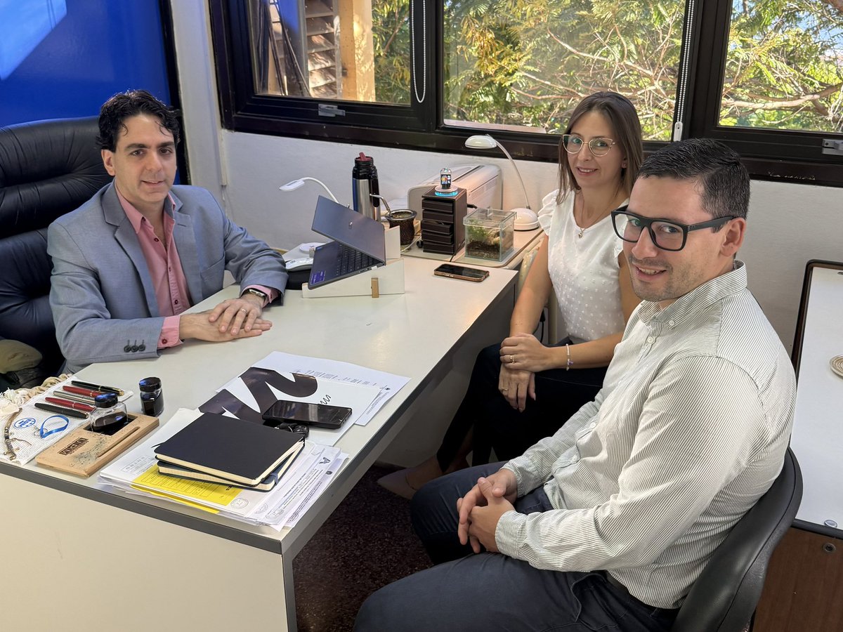 ⚙️ Con Eleonora Ziessmann, de la Subsecretaría de Educación Técnica, y Alejandro Arroyo, Secretario Permanente de la COPETyP.