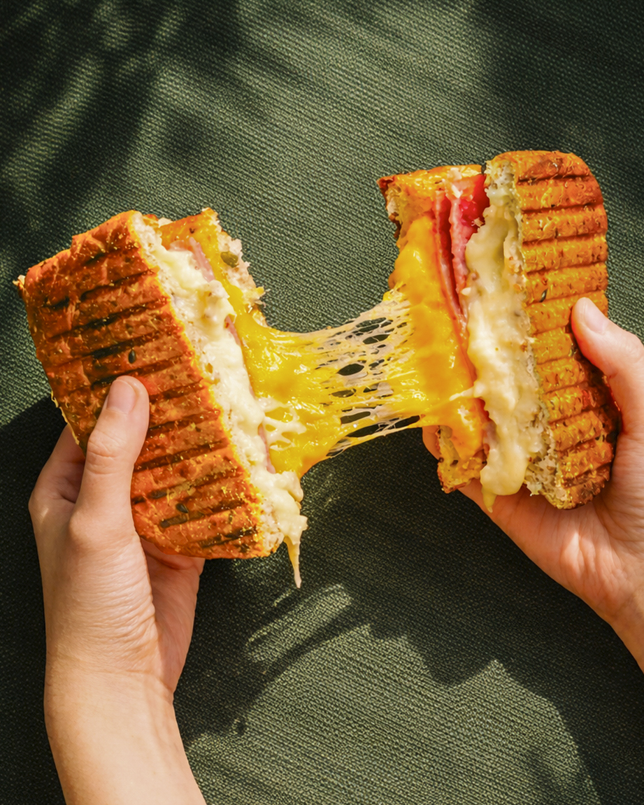 figarocoffeeHQ's tweet photo. Golden toast, melted cheese, and that perfect pull.
Grab your Grilled Ham and Cheese at Figaro.

#FigaroCoffee #BrewingStoriesSince1993 #GrilledHamAndCheese #FigaroMoments https://t.co/sjYxhaEcGz