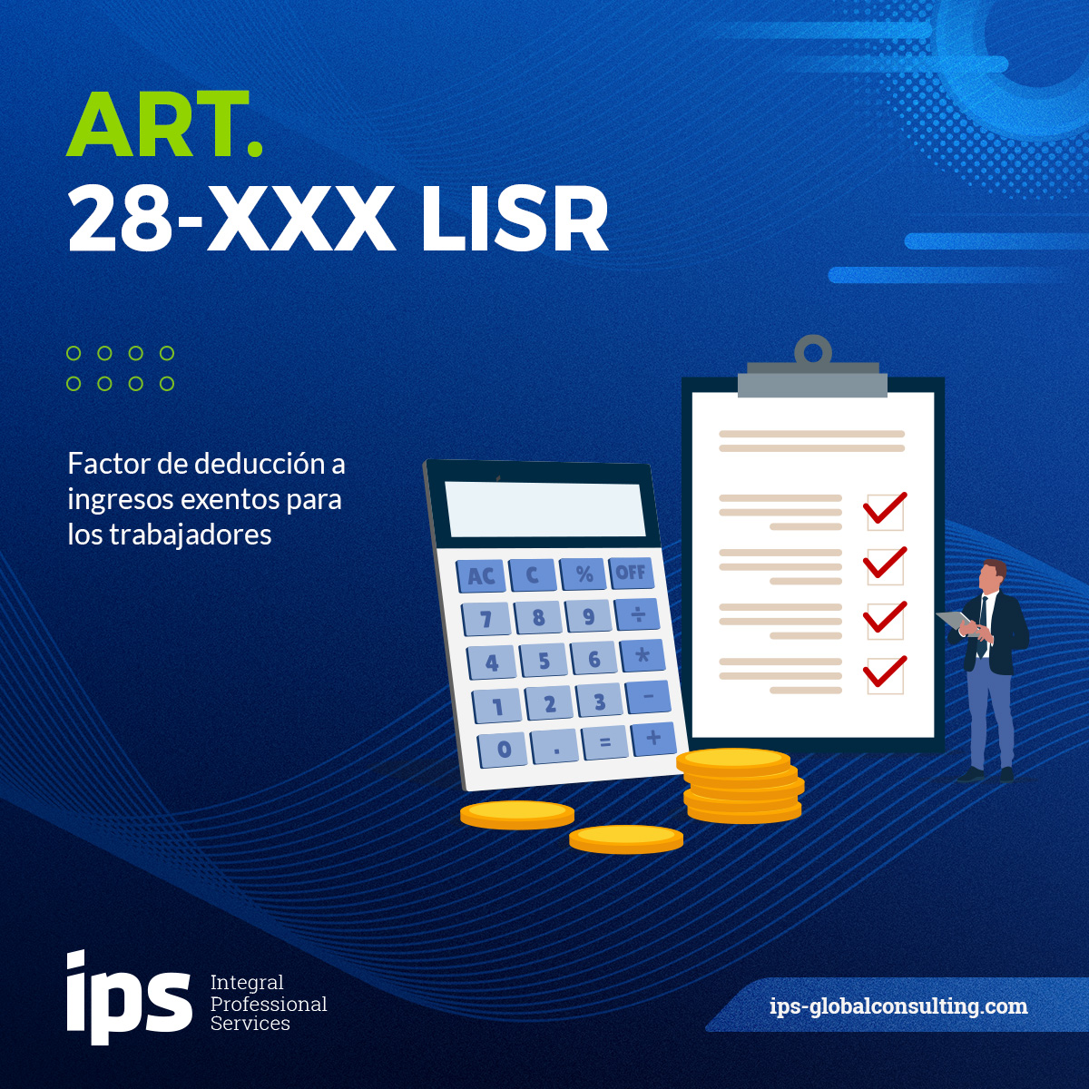 IPSCONSULTORES's tweet photo. Factor de deducción a ingresos exentos para los trabajadores
Lee a detalle 👉 https://t.co/MzuqYhods3 https://t.co/hf18ITrEHd