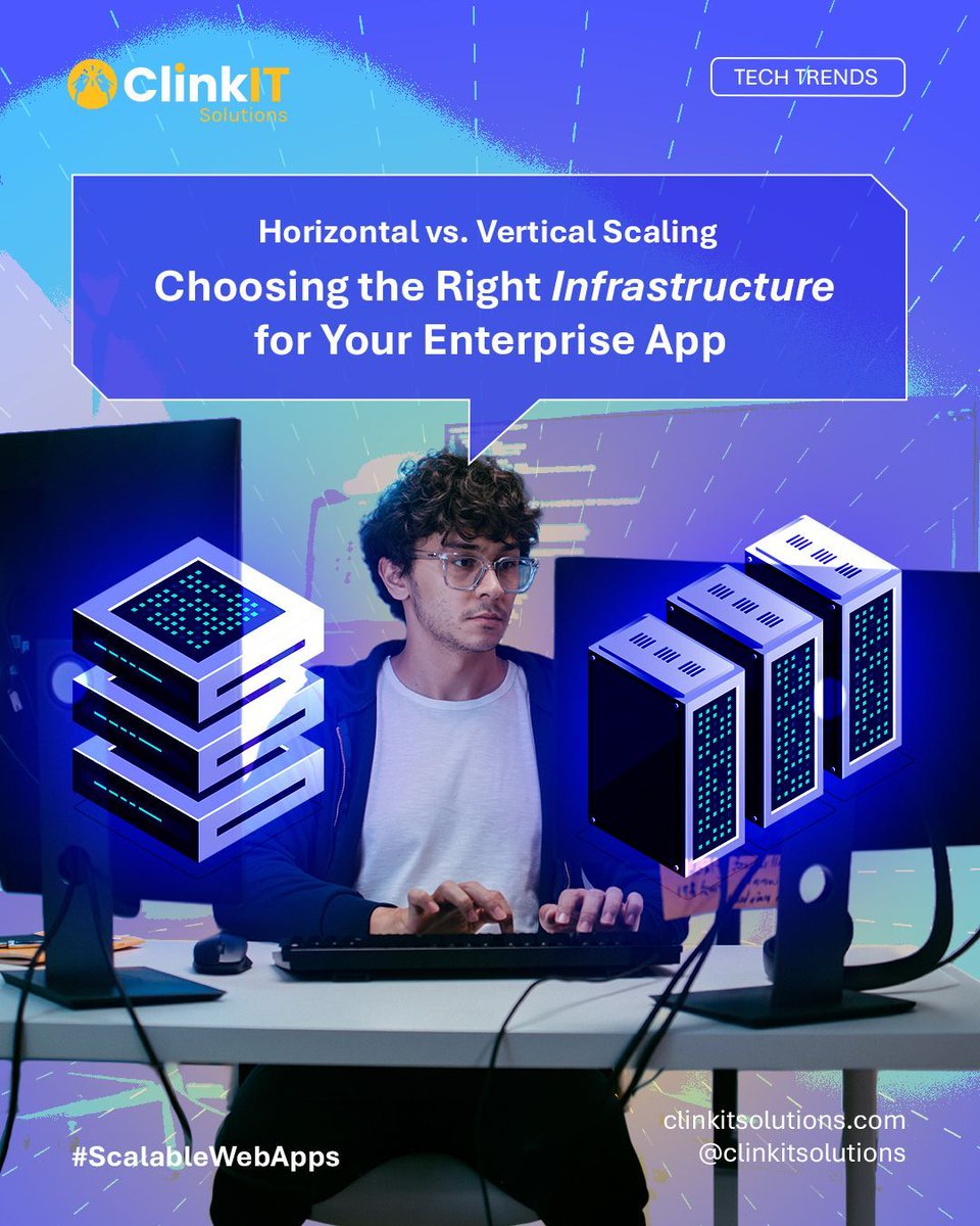 ClinkITph's tweet image. Vertical scaling is easy until it’s not. Horizontal scaling is infinite until it’s complicated. 🏗️

Which one does your enterprise app actually need for 2026? 

clinkitsolutions.com/horizontal-vs-… 

#ScalableWebApps #ReactVsAngular #DotNetBackend #AIIntegration #WebDevelopment #ClinkIT