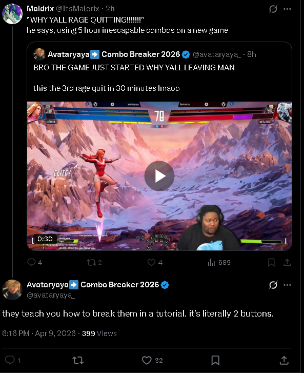 Avataryaya➡️ Combo Breaker 2026 tweet media