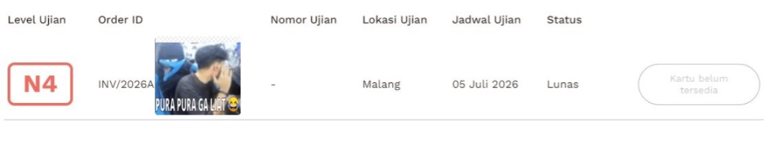 adxrbl's tweet photo. duar jlpt tiba2 antri bruakakak https://t.co/rneJCRG4XY