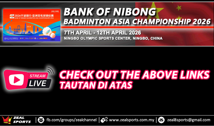 zealsporting's tweet photo. LIVE NOW BADMINTON ASIA 2026 (START 11AM MALAYSIA TIME)
Court 1 📷 https://t.co/QhGhaOVqyS
Court 2 📷 https://t.co/q031THGk19

Court 1 📷 https://t.co/7f7yefMpYK
Court 2 📷 https://t.co/Zp92UMTbDf

Court 1 📷 https://t.co/Ca0HfPxm3i https://t.co/nwvwlajbVN