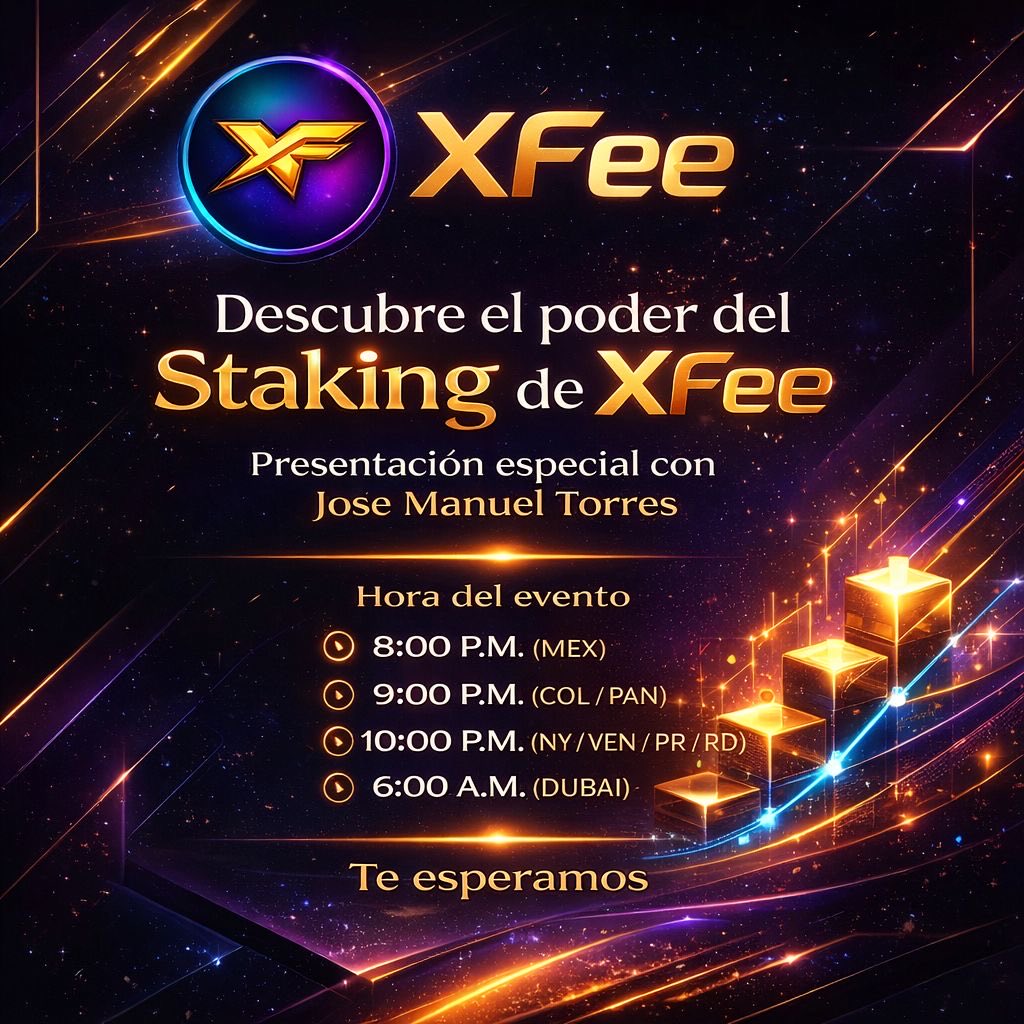 CBeltranHOF's tweet photo. 🔥 *DESCUBRE EL PODER DEL STAKING DE XFee:*🔥
 
👨‍🏫*CON JOSE MANUEL TORRES* 

⏰ *Hora del evento:*

🇲🇽 *8:00 P.M. (MEX)*

🇺🇸 🇻🇪 🇵🇷 🇩🇴 *10:00 P.M. (NY / VEN / PR / RD)

💊 *Zoom:*
👉 *Únete aquí:* https://t.co/aBvpwcqJ7r
🔒 *Código de acceso:* 370803

😎👌 *¡Te esperamos!* https://t.co/Myd7hLZ4i8