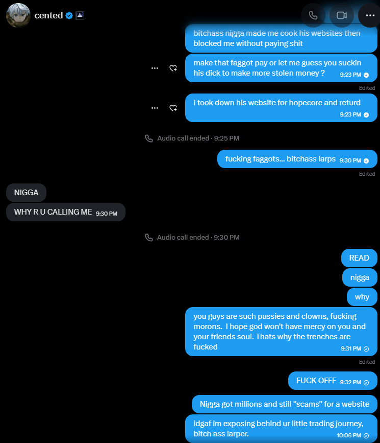 mzgete's tweet image. Oh, this is supposedly the “best” trader in the trenches right now… but he can’t even pay the guy who built his websites. I'm talking about Cented, AKA @flipski77 

I made sites for multiple runners in this space, including the $TripleT site for @pxblocito. I also cooked two