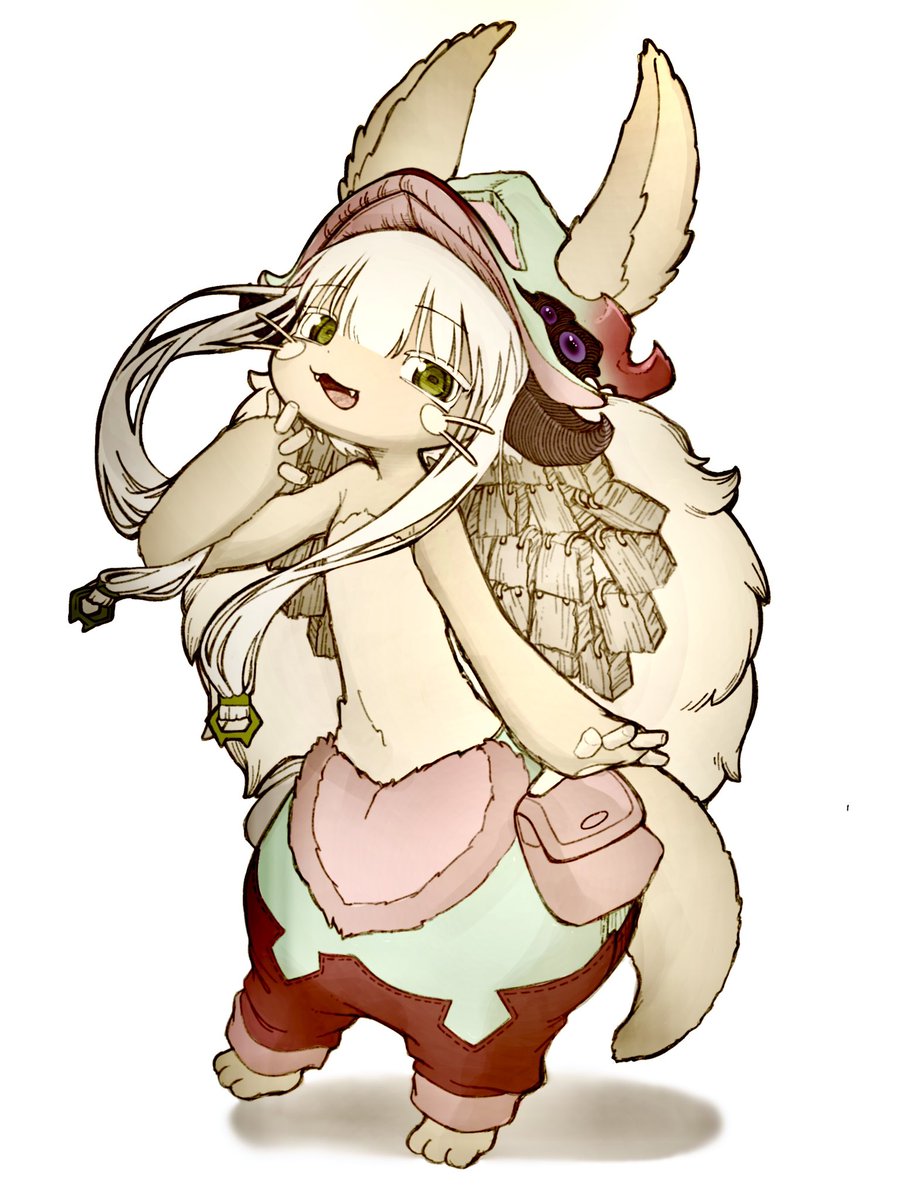 リコと前描いたナナチ
 #イラスト #メイドインアビス