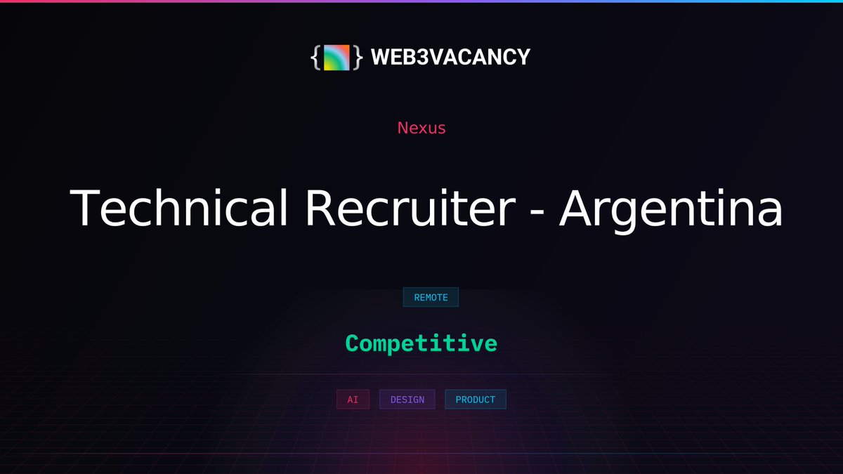 Web3Vacancy tweet media